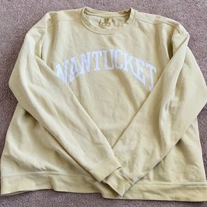 Yellow nantucket sweatshirt
